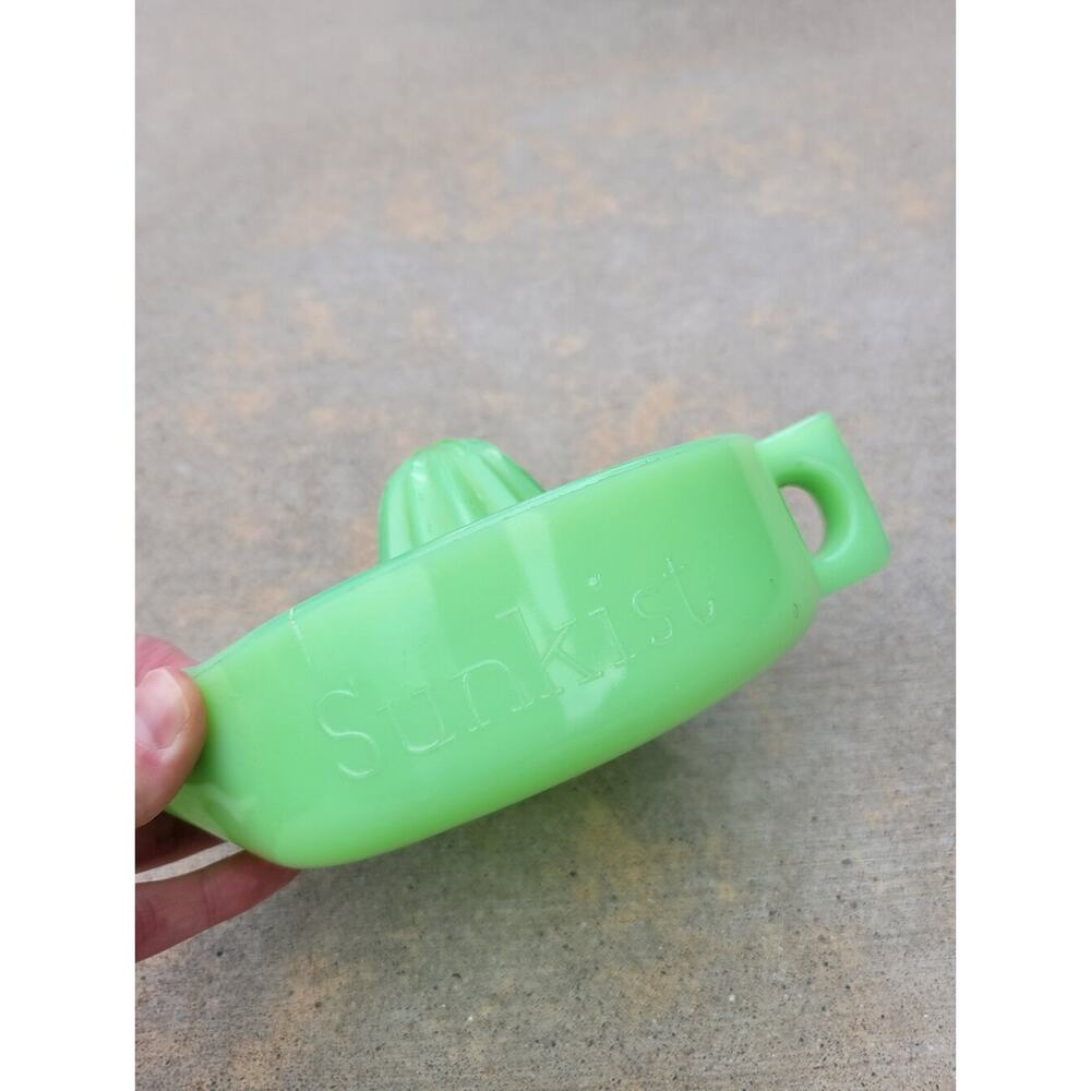 McKee Glass Company Jadeite Uranium Sunkist Reamer Juicer 1930s Vintage - Picture 5 of 9